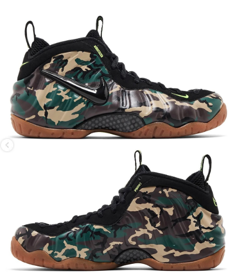 Nike Air Foamposite Pro ‘Green Camo’ Returns In 2026