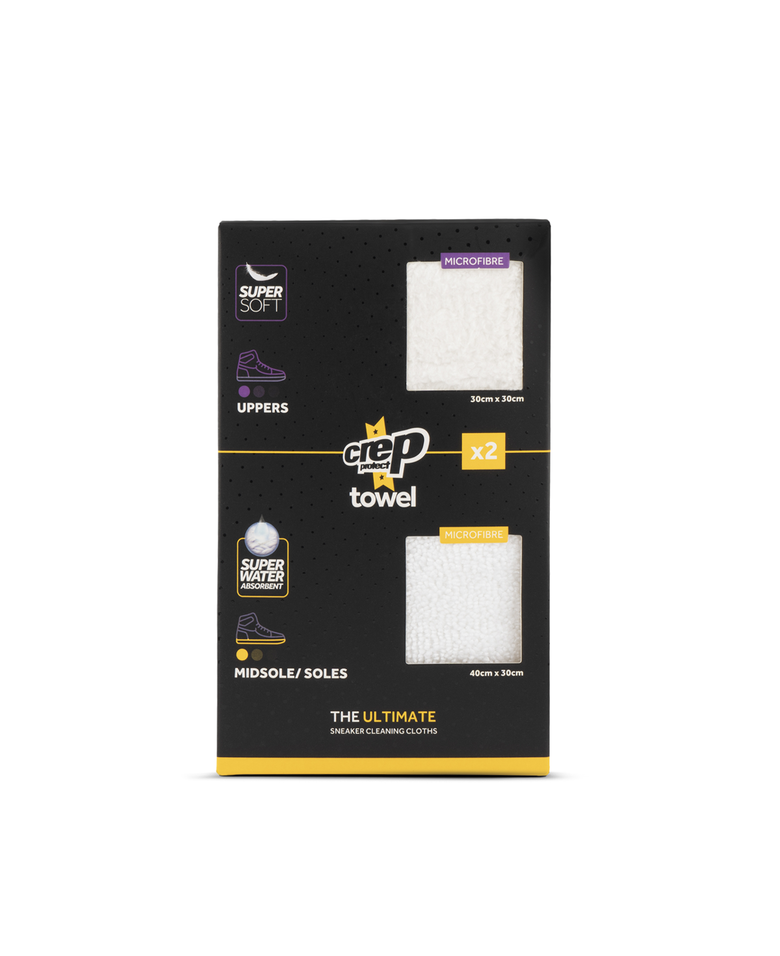 A specially designed microfiber towel for cleaning and maintaining your sneakers.