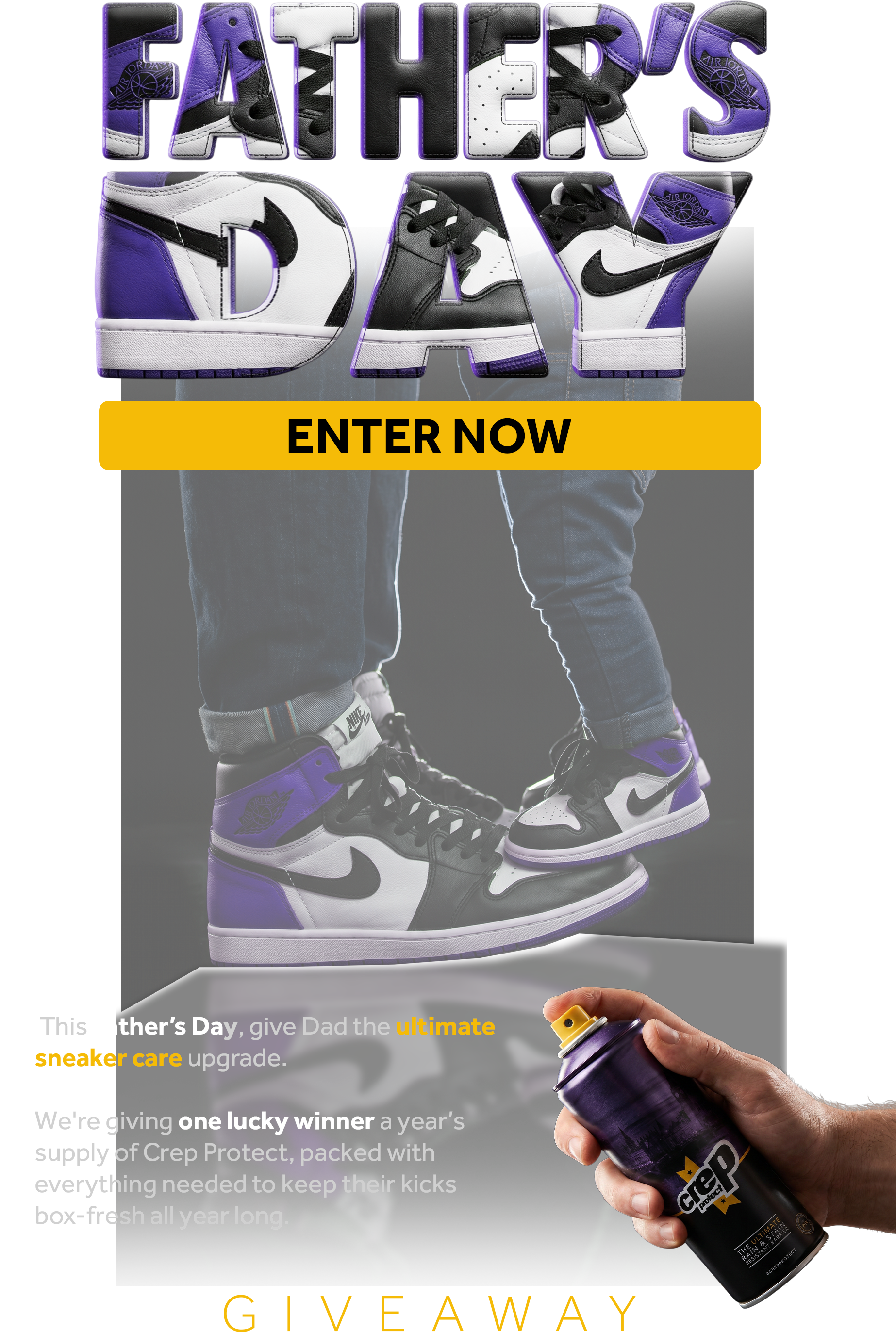 Father's Day giveaway hero artwork